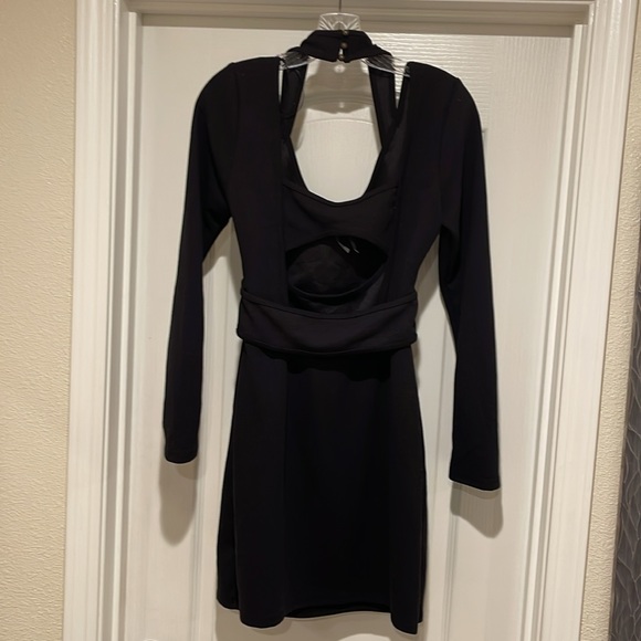By Anthropologie Long-Sleeve Mini Dress Size Medium - Picture 6 of 12